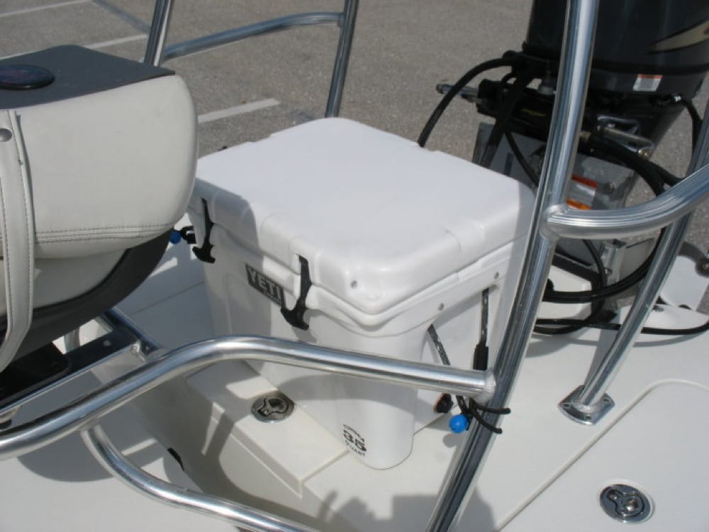  Before SeaDek on the Yeti Cooler and rear deck